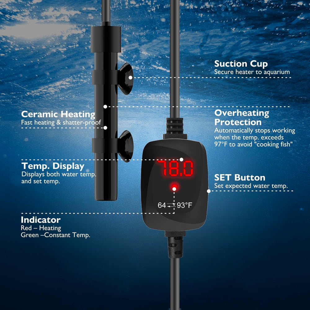 FUMAK heater with overheating protection helps prevent unsafe water temperatures.