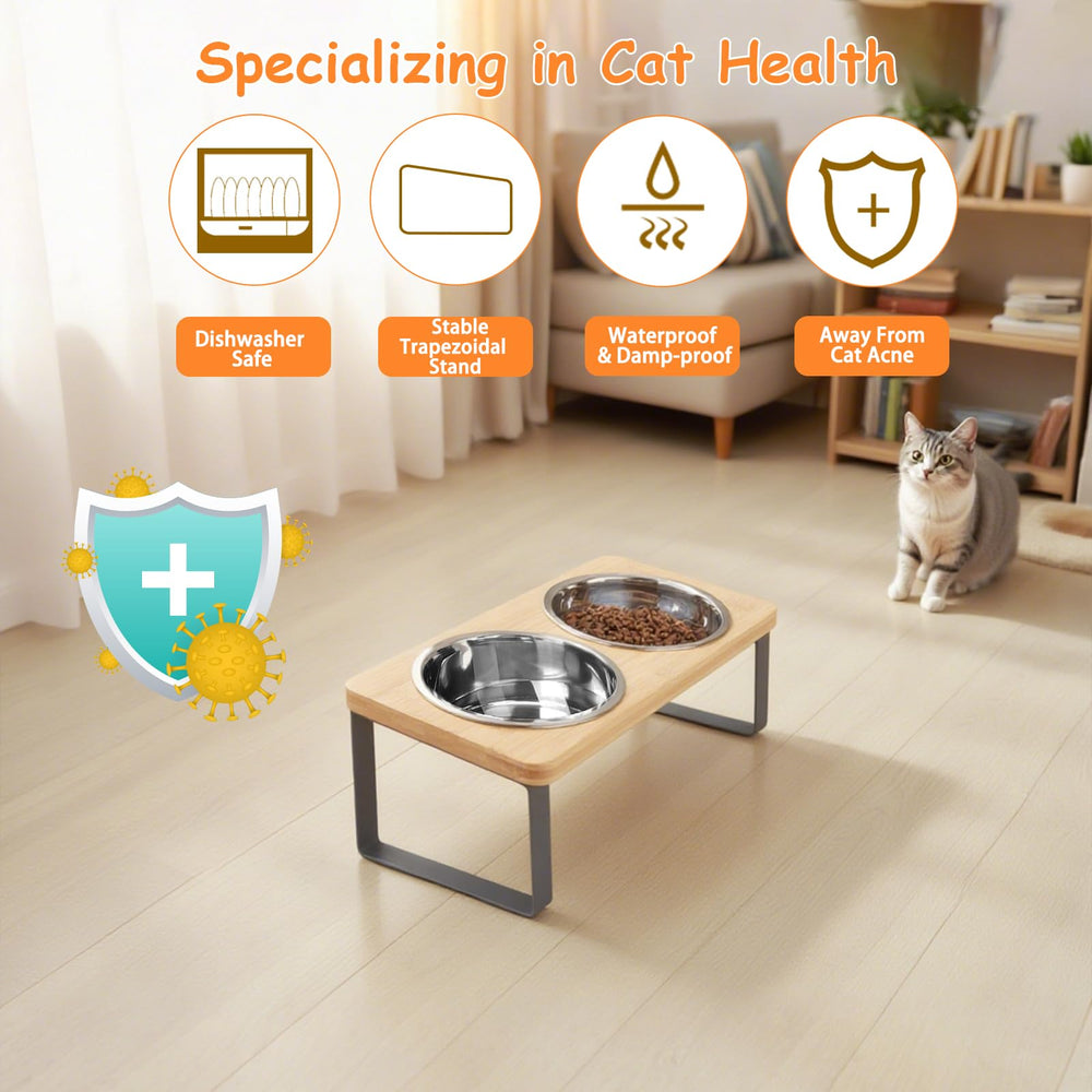 FUNACAY non-slip mats protect floors from spills and keep the setup tidy.
