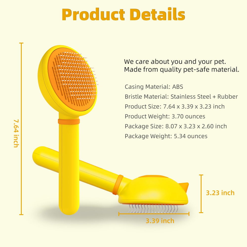 Funbuddy Cat Brush in use on pets shows versatile home grooming.