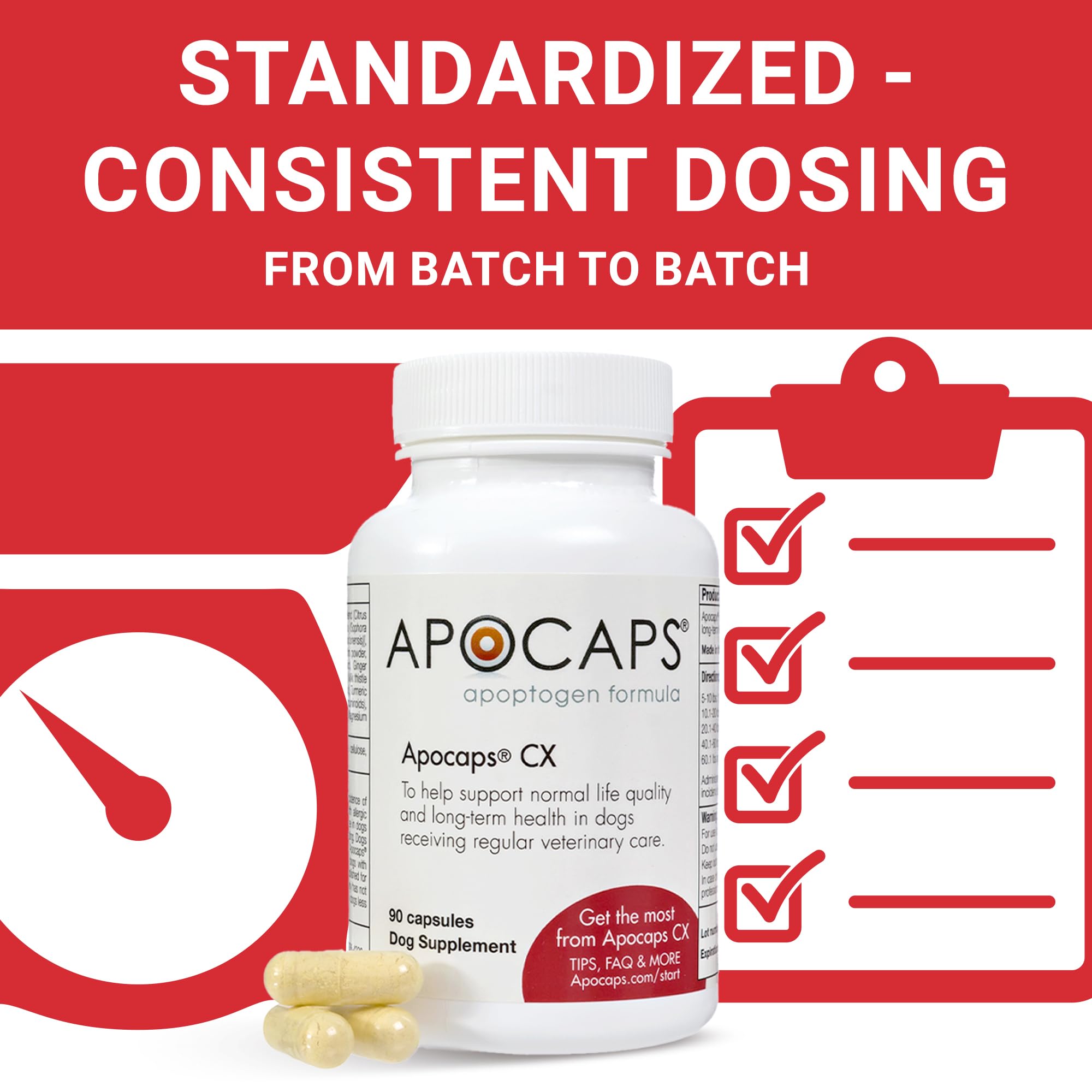Functional Nutriments Apocaps CX bottle in owner's hands for convenient dosing.