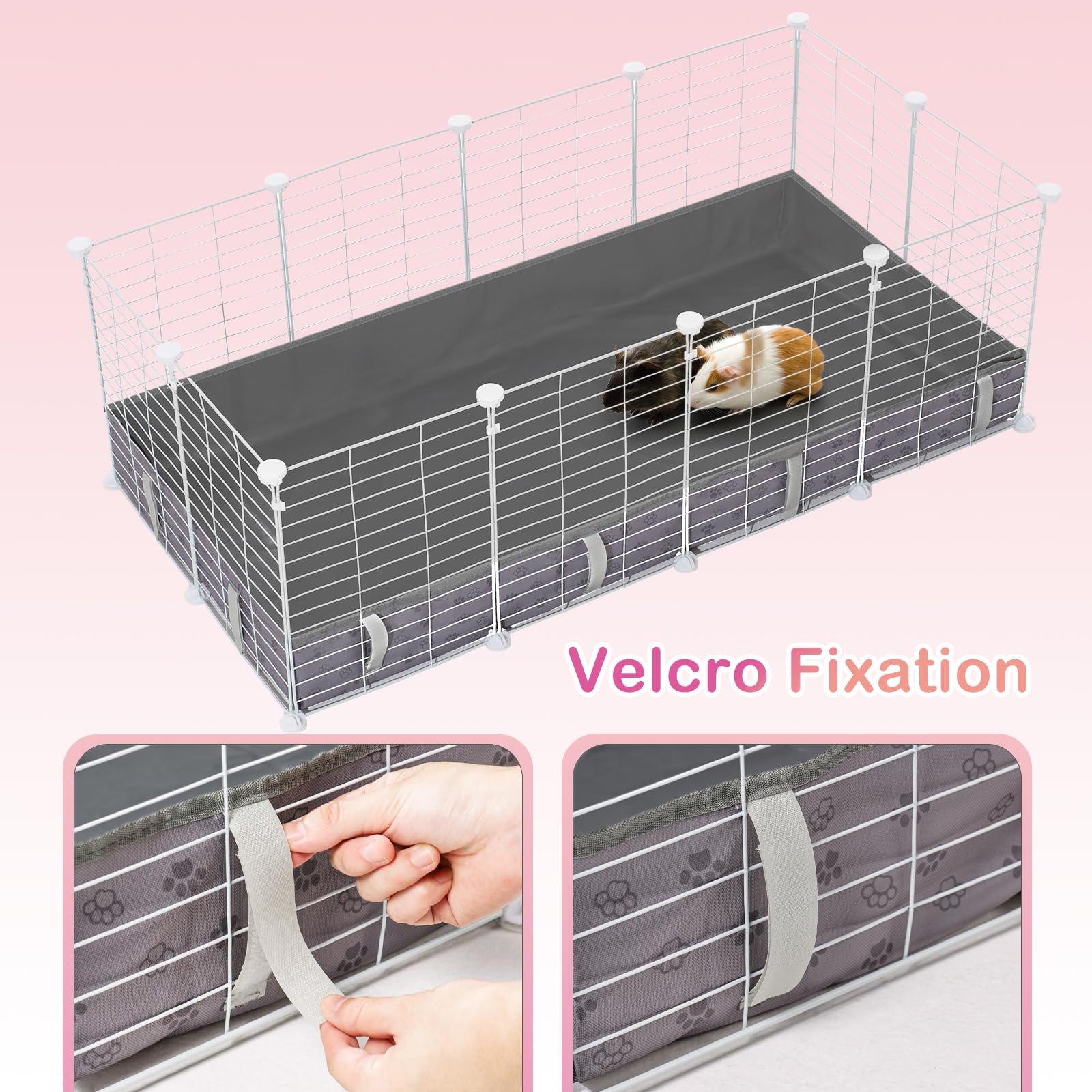 FunFurry base impermeable para jaula: protección contra filtraciones y desechos.