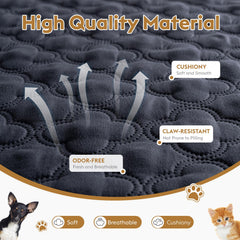FunFurry car-seat protector blanket in use during a car ride