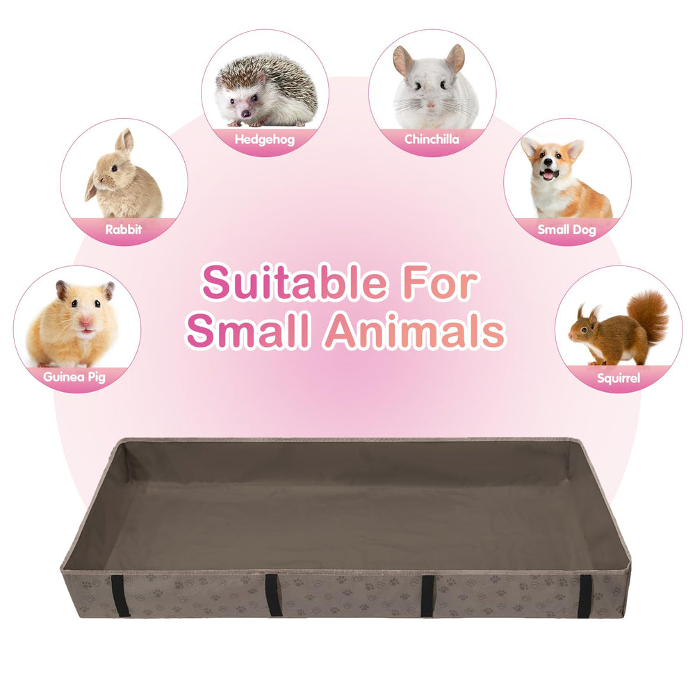 FunFurry easy-install cage liner with 12 velcro pairs enables quick, secure setup.