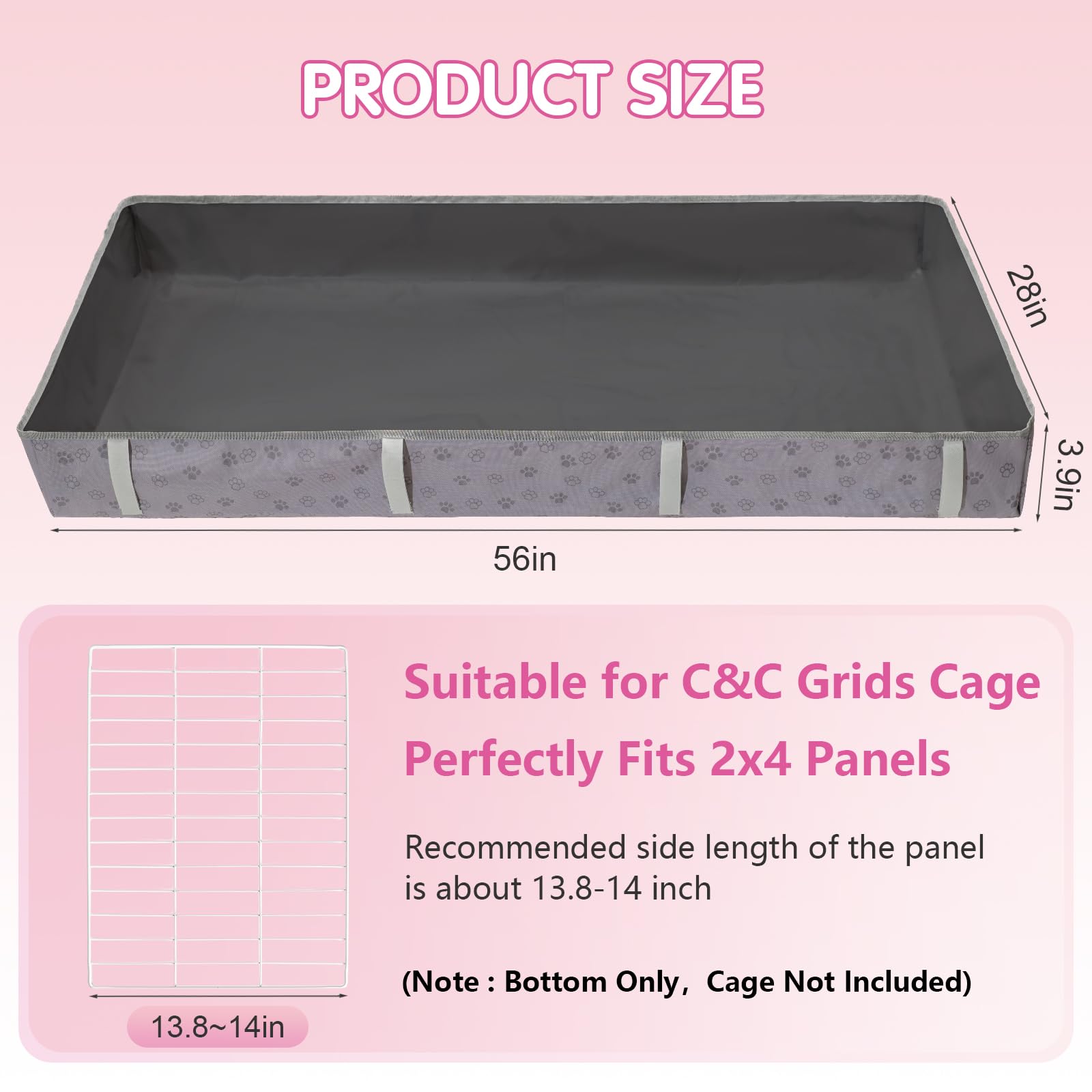 FunFurry waterproof liner interior dark grey layer prevents leaks during play sessions.
