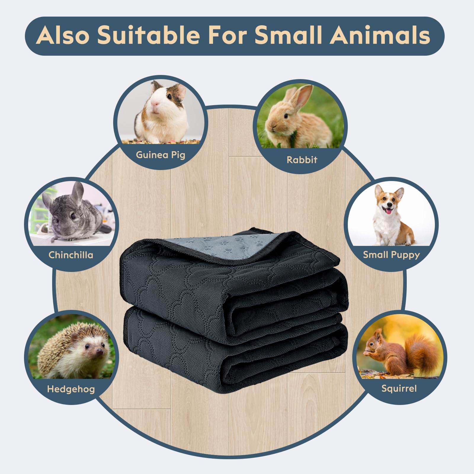 FunFurry pack de 2 pads, solución reutilizable y conveniente.