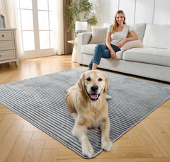 FunFurry pee pad in playpen demonstrates versatile, multi-use convenience.