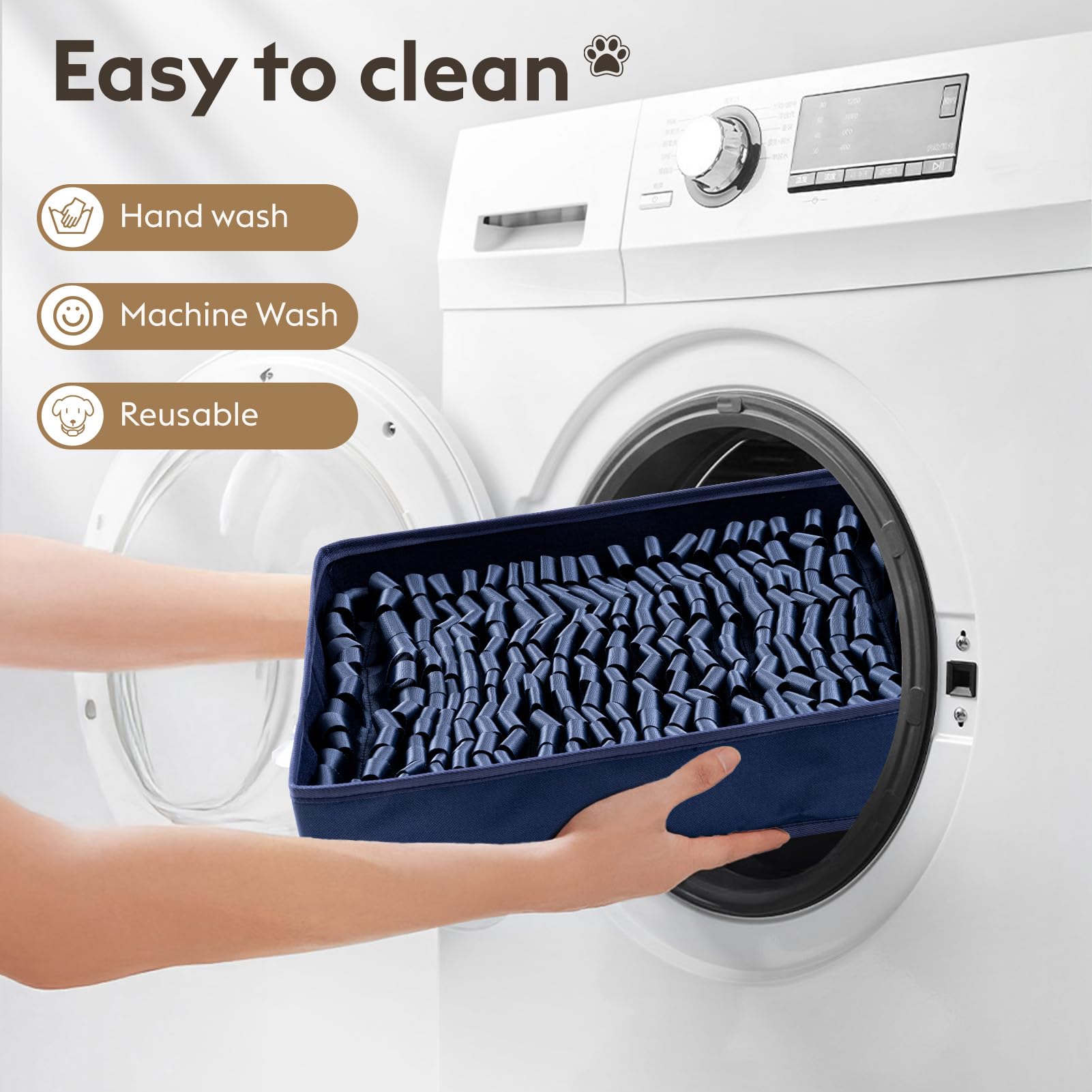 FunFurry Snuffle Mat decor-friendly design blends with home décor.