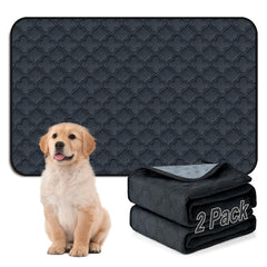 FunFurry washable pee pad with dog paw print provides reusable training comfort.