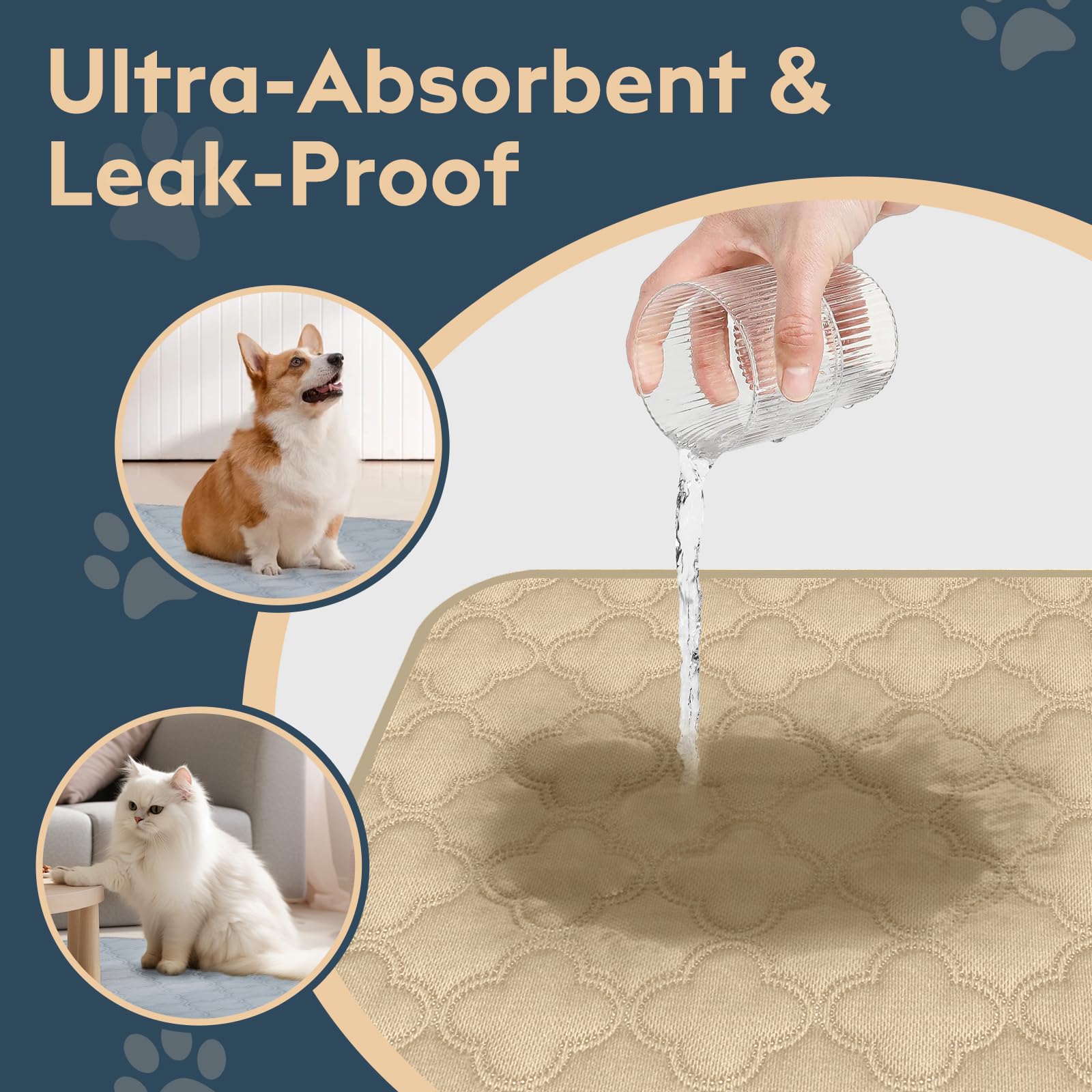 FunFurry leakproof TPU inner prevents leaks and floor damage.