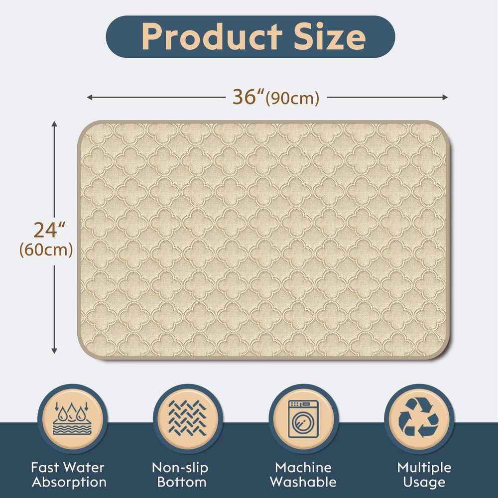 FunFurry thick absorbent layer pads for quick moisture control.
