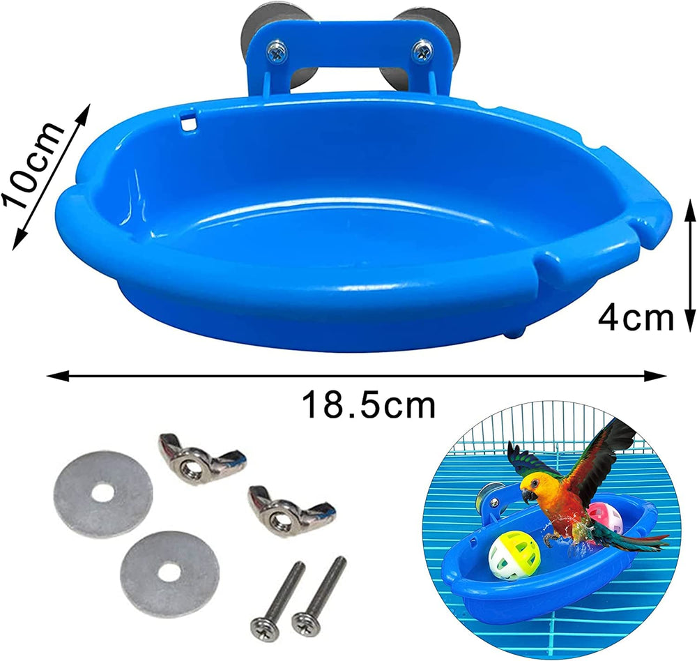 FunMove bird bath with 3 balls offers interactive bathing and play