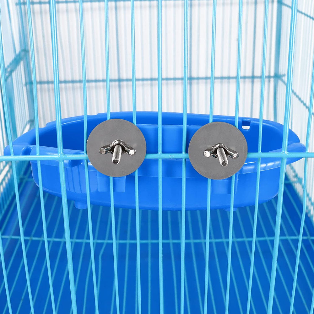 FunMove bird bath hanging in cage provides easy water access