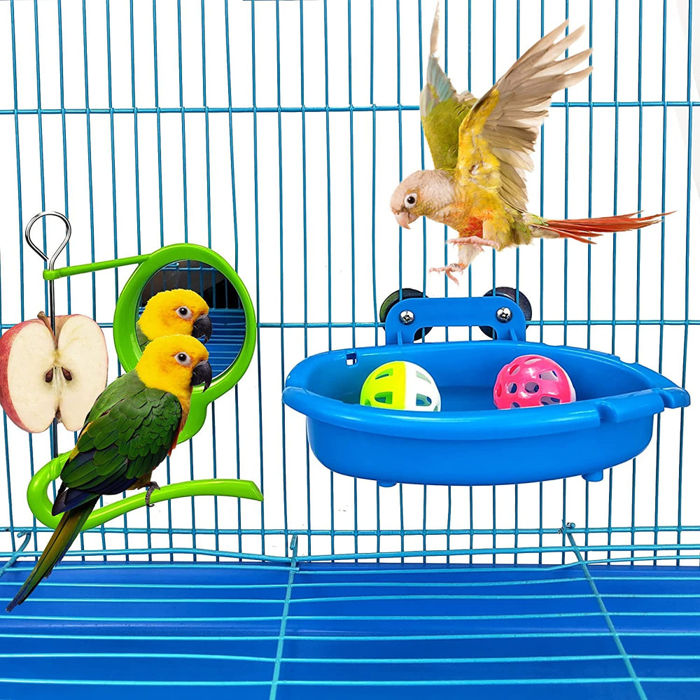 FunMove bird bath plastic material ensures durable, bird-safe use