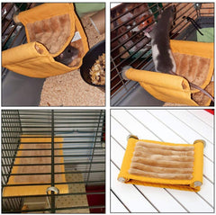 FunMove small pet hammock in action inside a cage