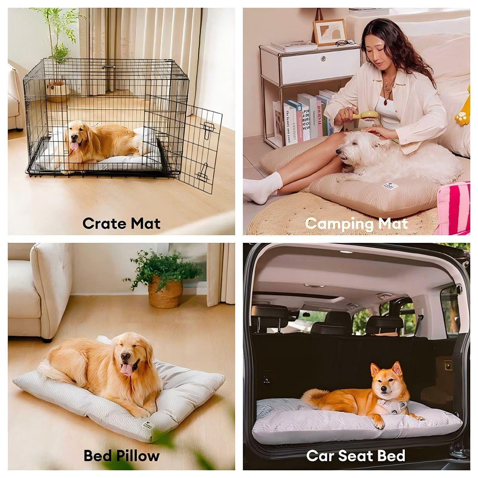 Funny Fuzzy bed mat soft plush texture for naps and cuddles