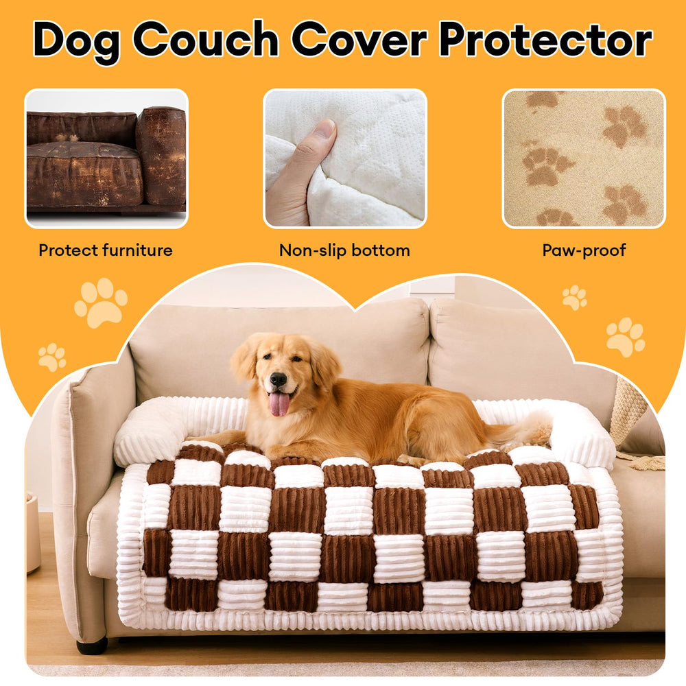 FUNNY FUZZY dog couch bed mini-design creates a cozy nap spot on your sofa.
