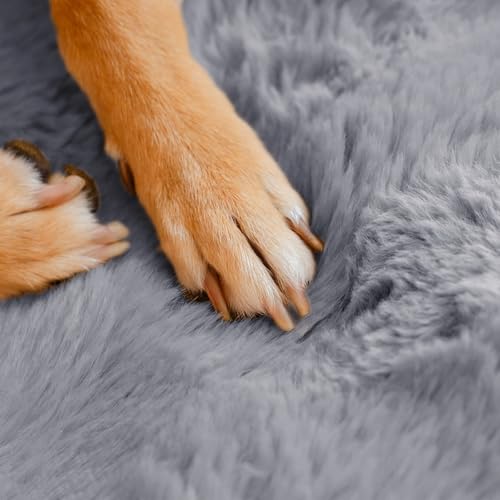 Funny Fuzzy Fluffy Dog Seat Cover side flaps shield door edges from paw scratches