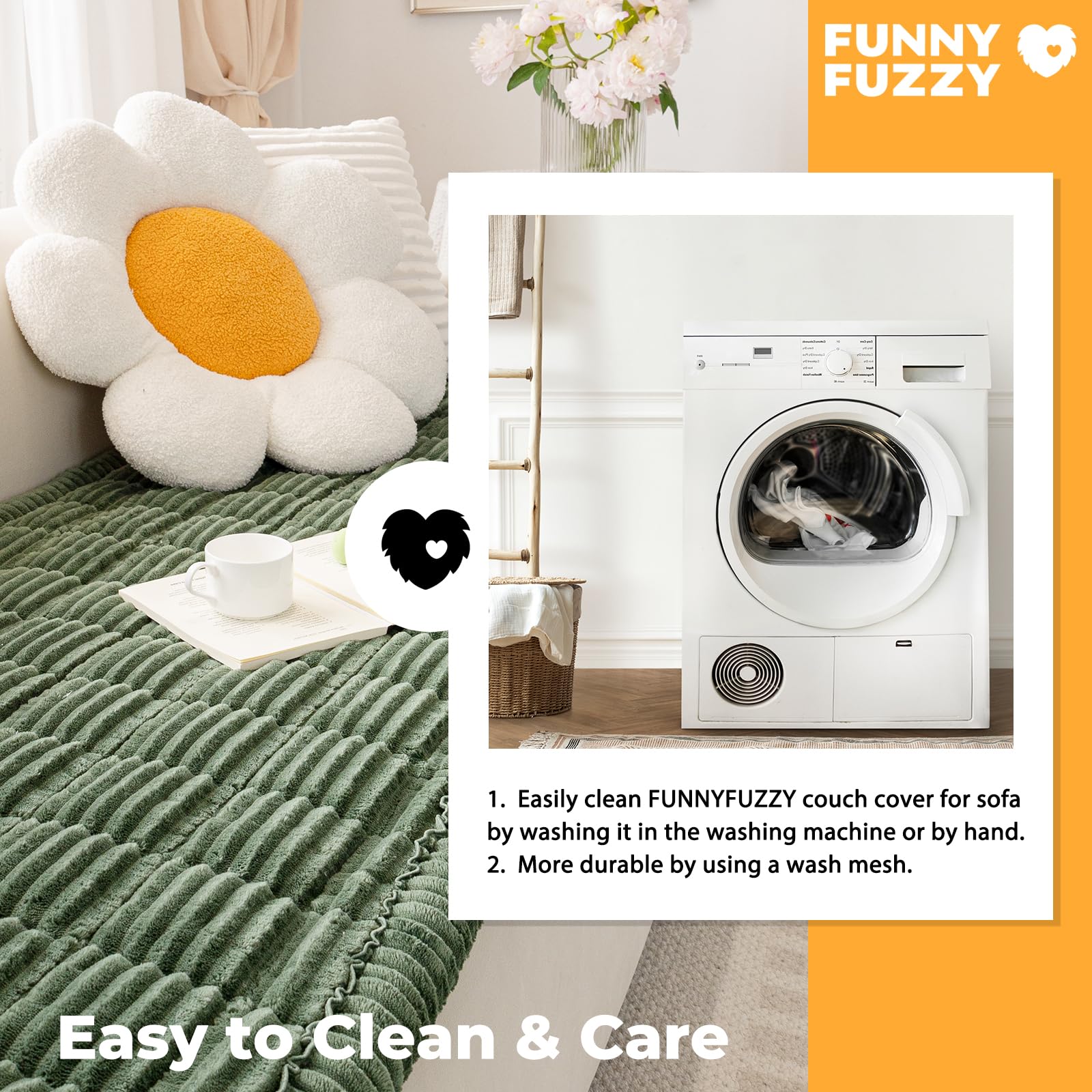 Funny Fuzzy versatile pad for window sill, bed, or rug.