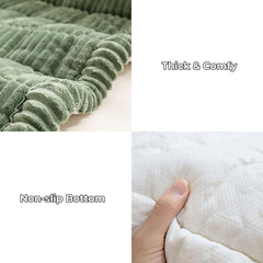 Funny Fuzzy non-slip back design keeps cover in place while dogs play.