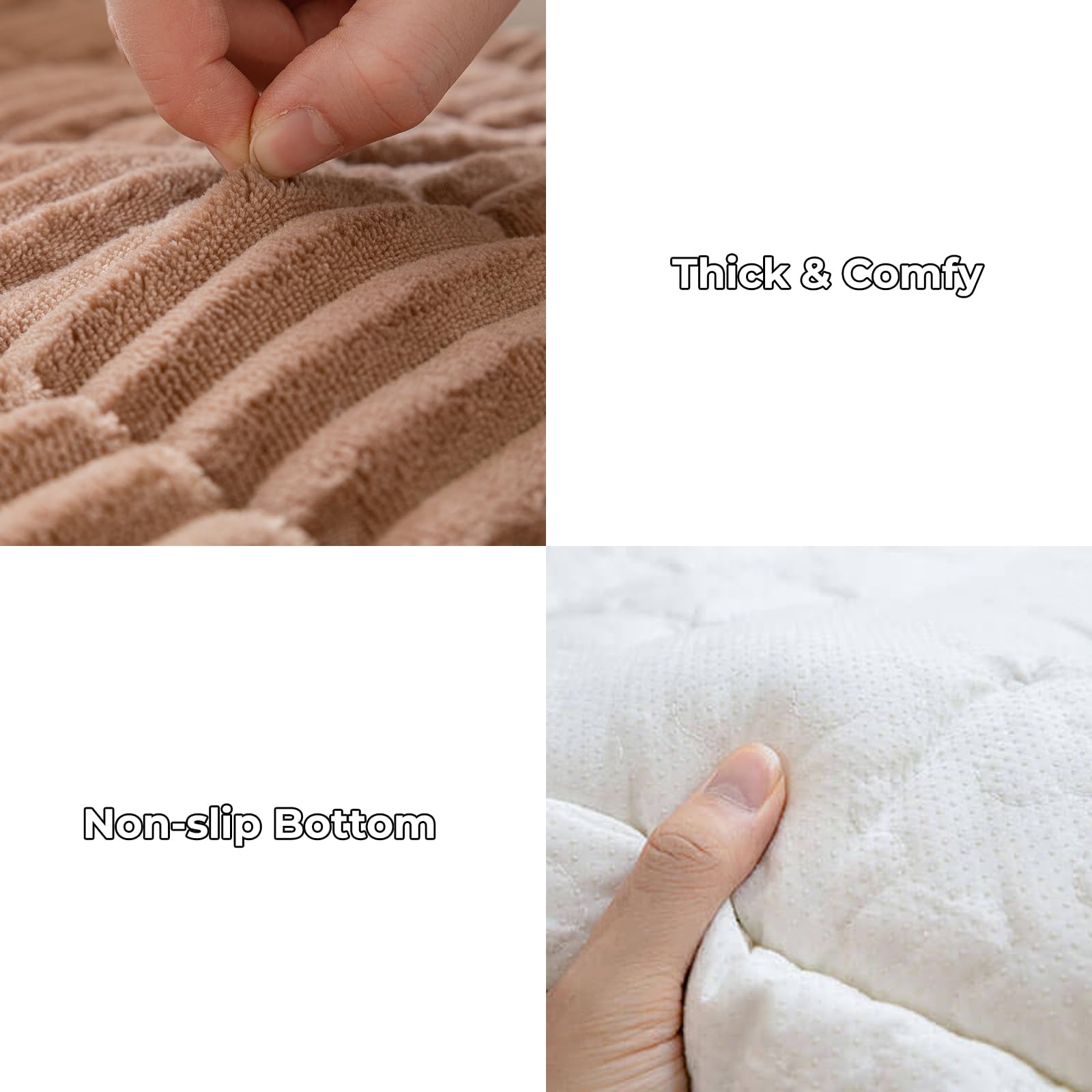 Funny Fuzzy covers protect sofa from scratches and pet hair.
