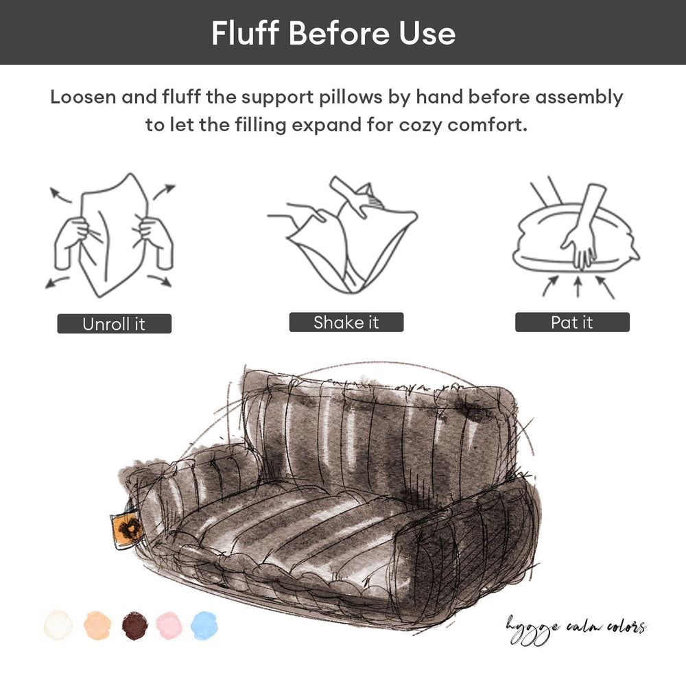 FUNNY FUZZY Snoozy Dream removable cover zipper for easy cleaning