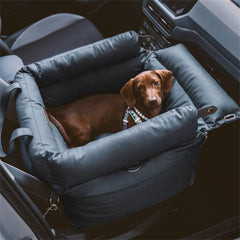 FUNNYFUZZY 3in1 car bed padded for cozy travel and home use.