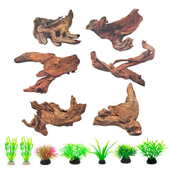 FUNOJOY driftwood aquarium-branch offers natural decor with hiding spots for fish