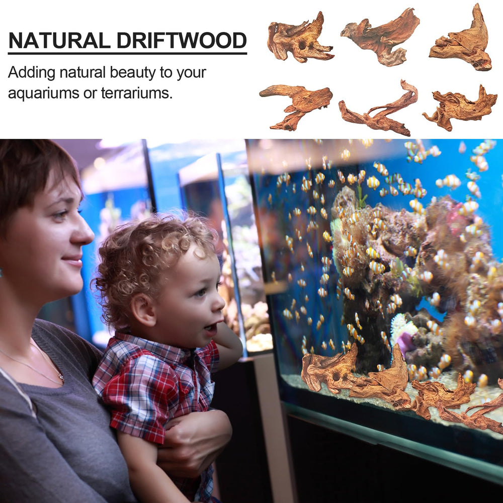 FUNOJOY driftwood aquarium-branch moss-tree texture for reptile habitat