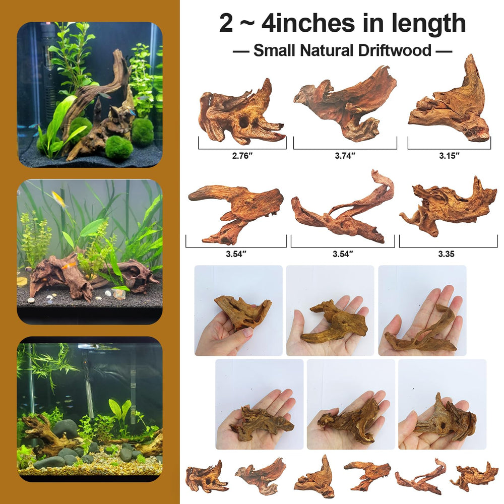 FUNOJOY driftwood aquarium-branch durable decor that won’t degrade water