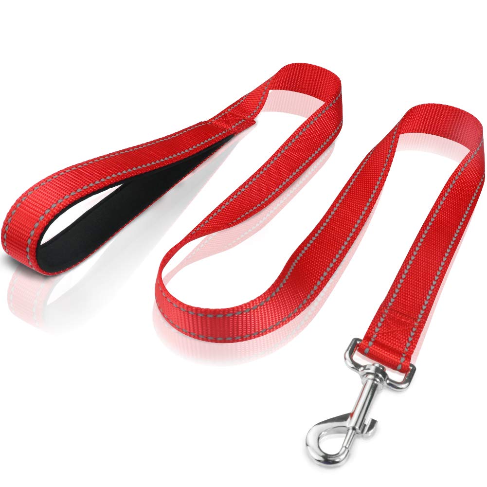 FunTags reflective threading leash enhances visibility in low light for safe strolls.