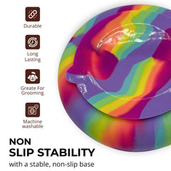 Fur-Brained non-slip base keeps bowl steady during slow eating.