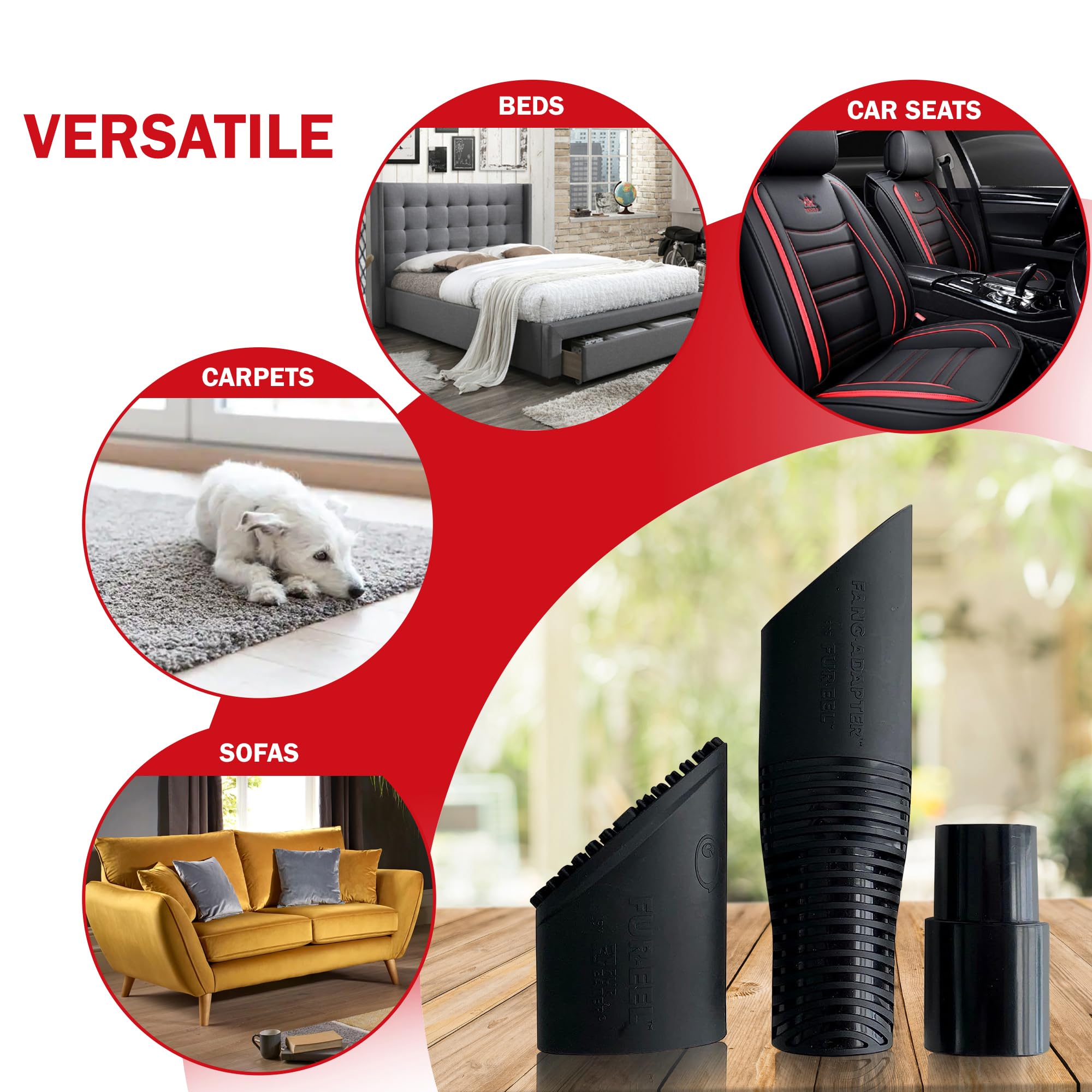 Fur-EEL durable ABS and soft rubber construction for long-lasting detailing.