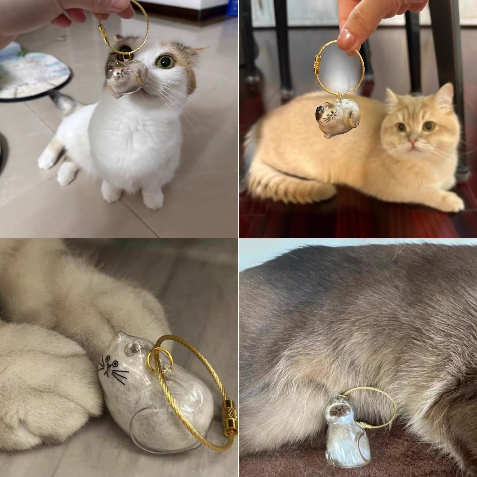 Fur-Ever Loved keepsake compartment securely holds fur in clear capsule