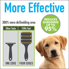 FUR4 carbon fiber edges material showing durable de-shedding design