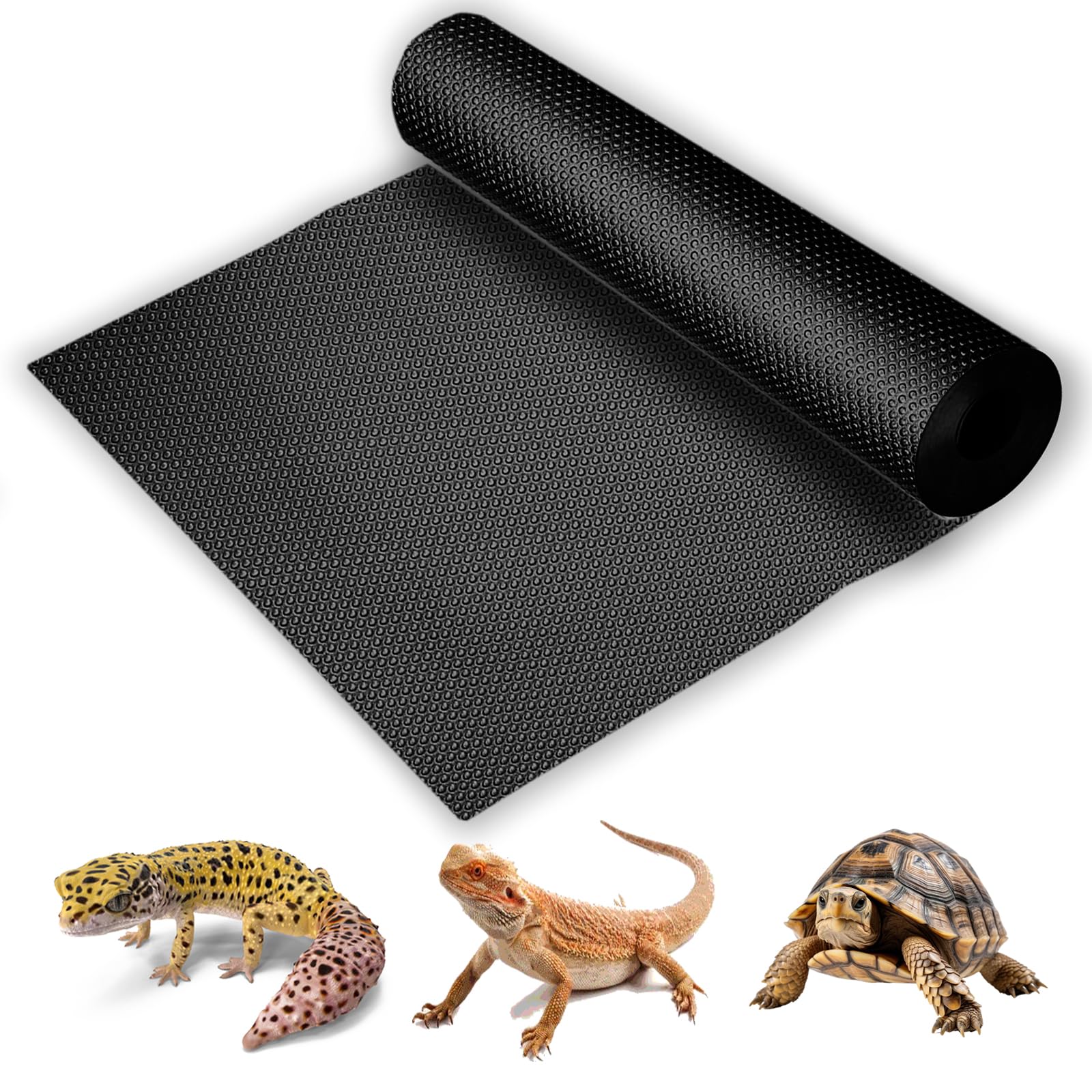 Furatune bearded dragon tank liner supports hygienic enclosures with waste-resistant surface.