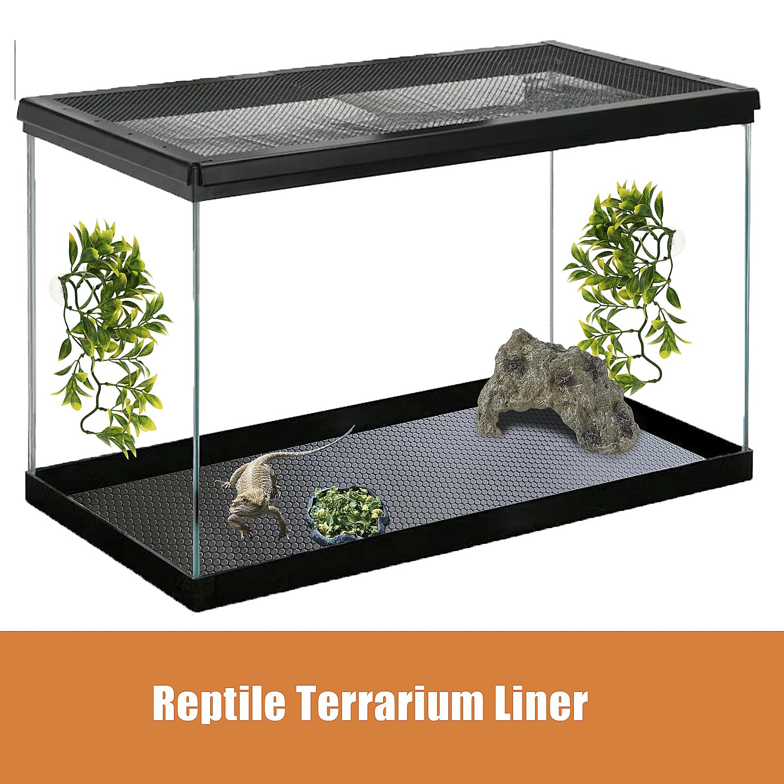 Furatune tank mat durability for 40–75 gallon tanks demonstrates a long-lasting reptile mat.