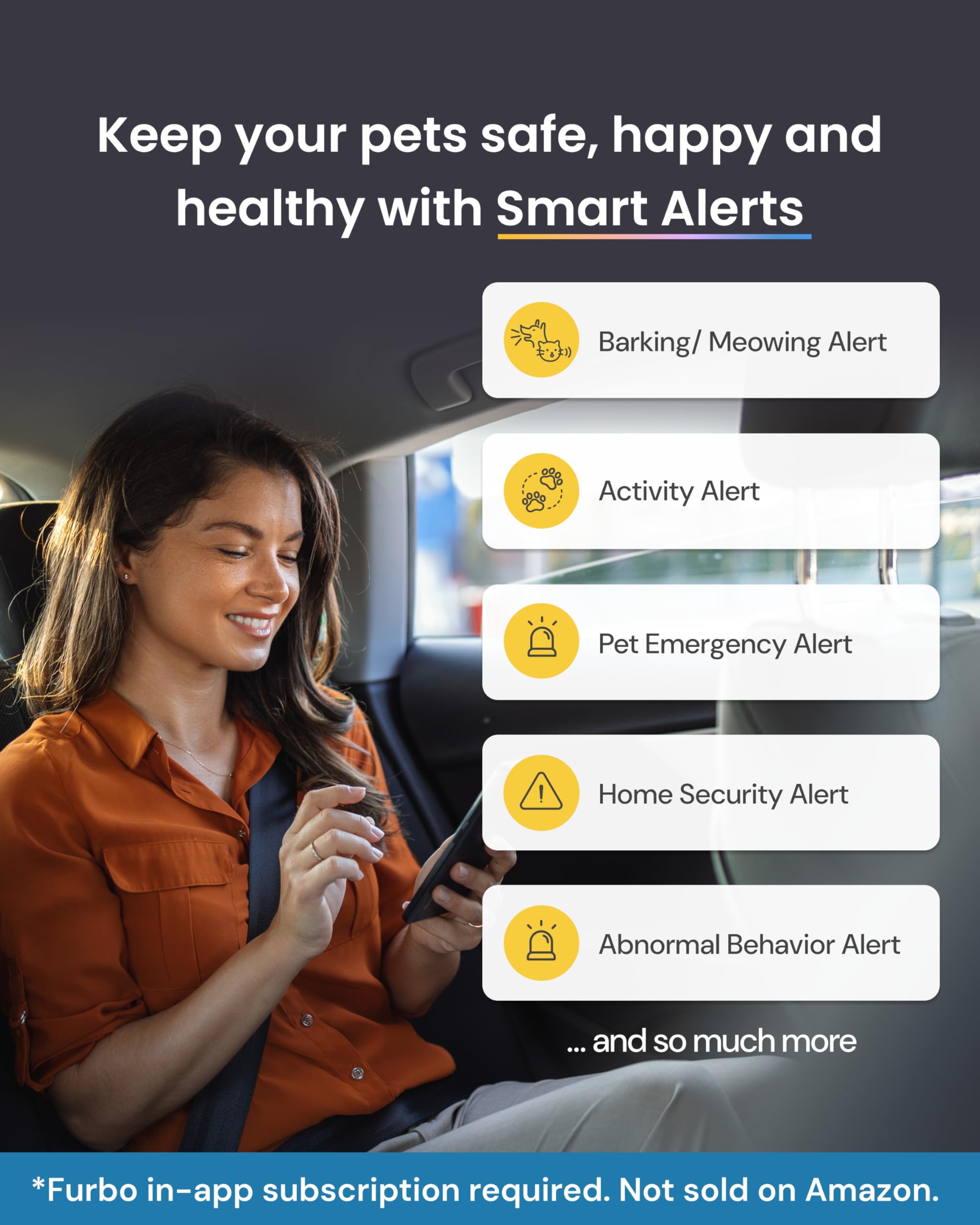 Furbo mini camera mounting options show versatile setup for safe pet monitoring.