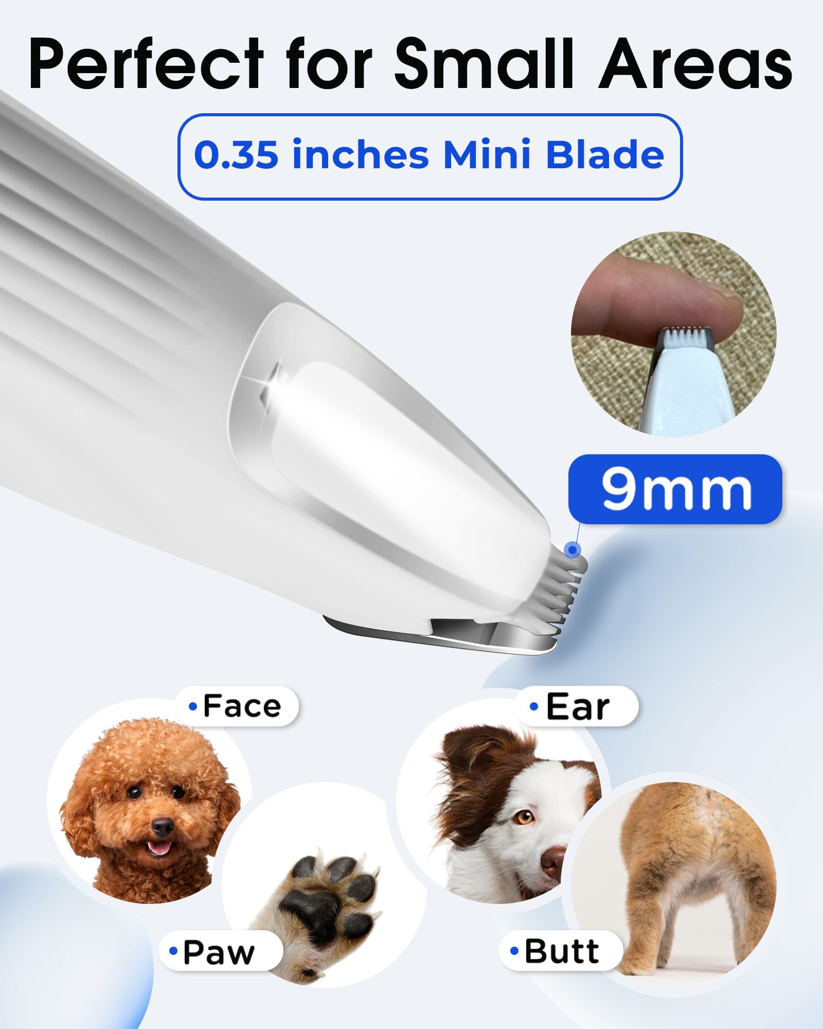 FURBONA paw trimmer with smart display for easy status checks during grooming.