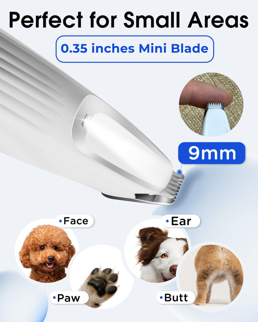 FURBONA paw trimmer with smart display for easy status checks during grooming.