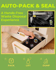 Furbulous bundle package with extra trash bags for convenient litter care