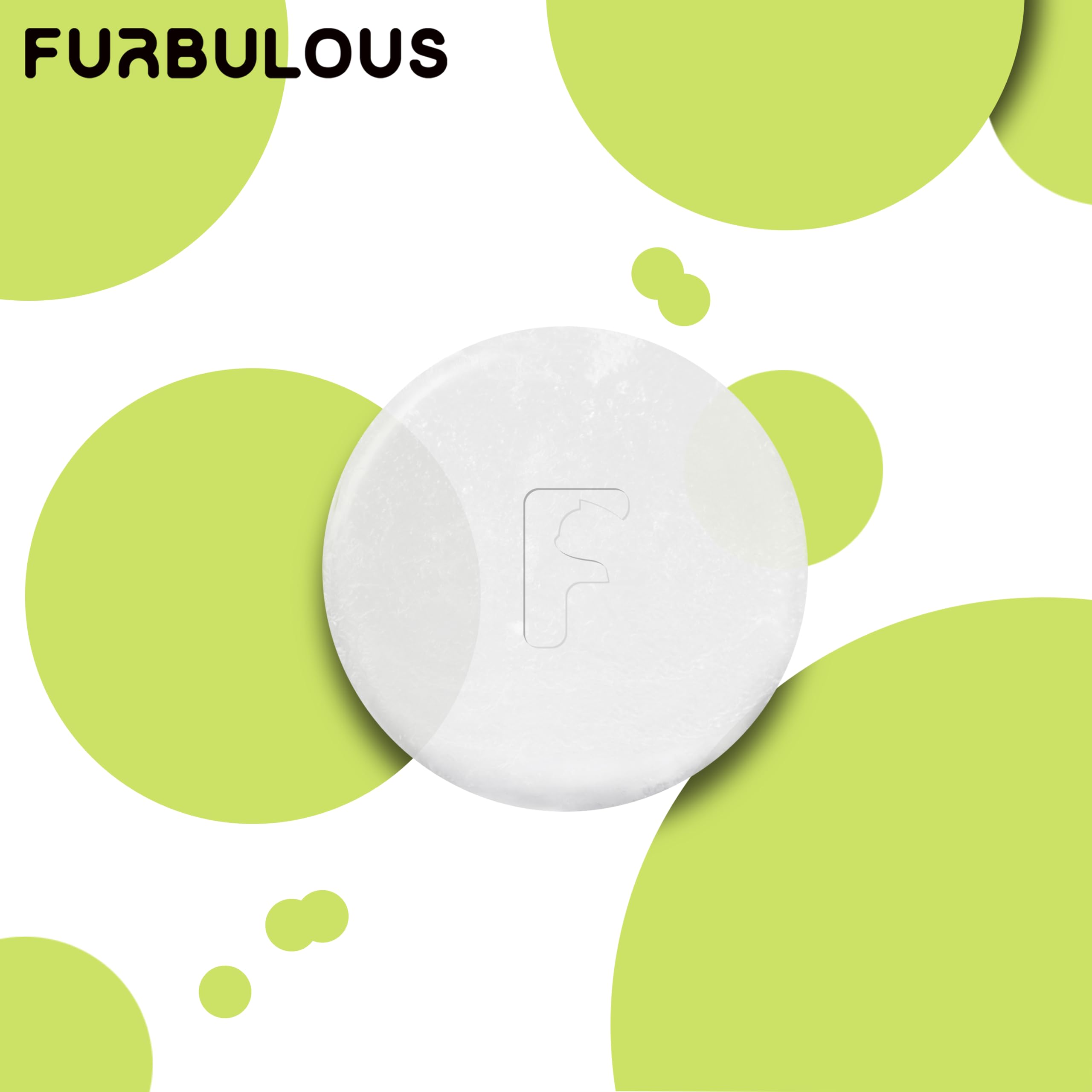 Furbulous deodorant bar in litter-box scene suggests quick, unobtrusive odor reduction