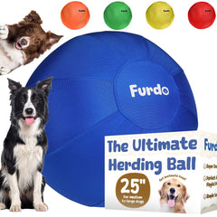 Furdo 25in herding ball cover shows durable nylon for lasting play