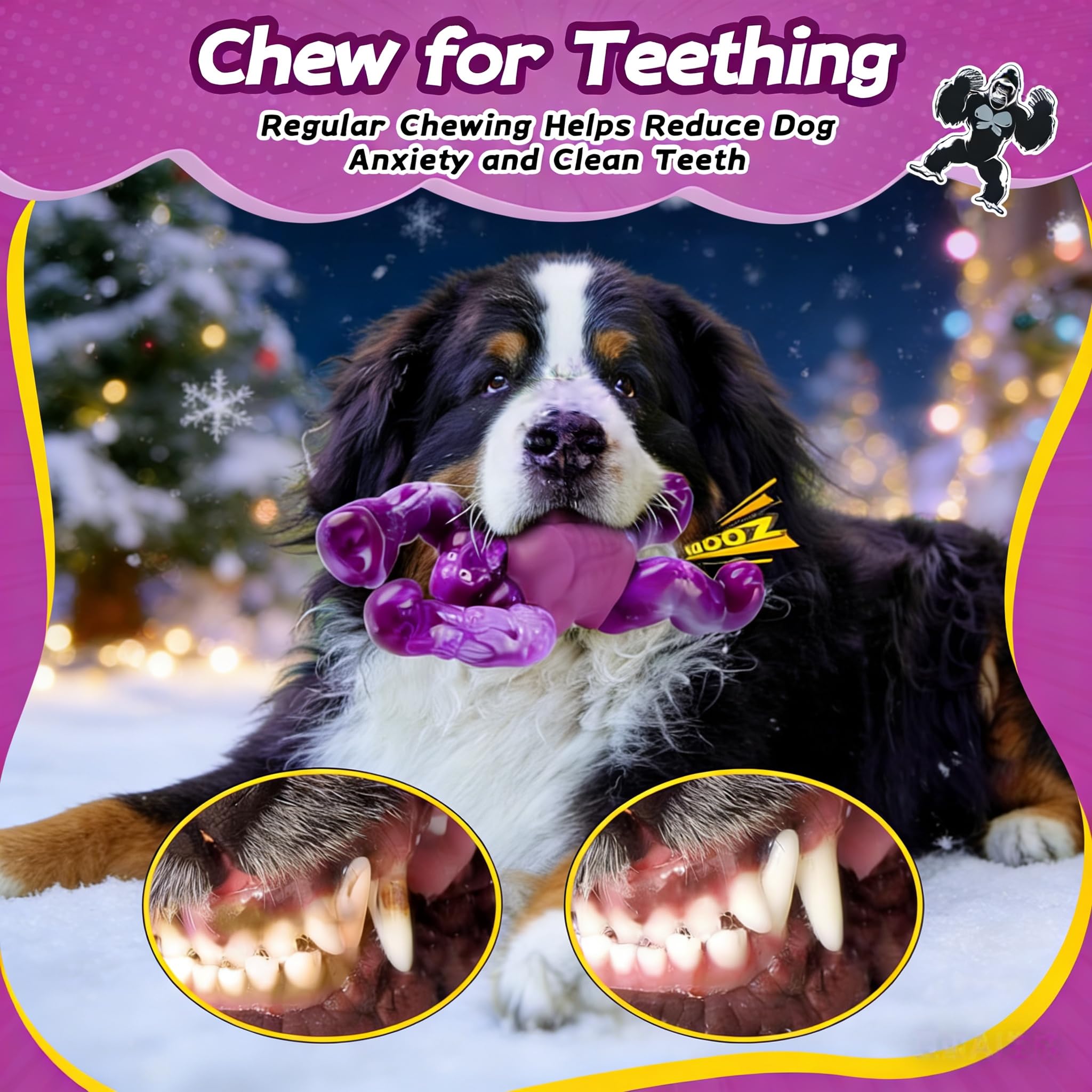 Furdog bacon-flavored toy provides long-lasting flavor during chews.