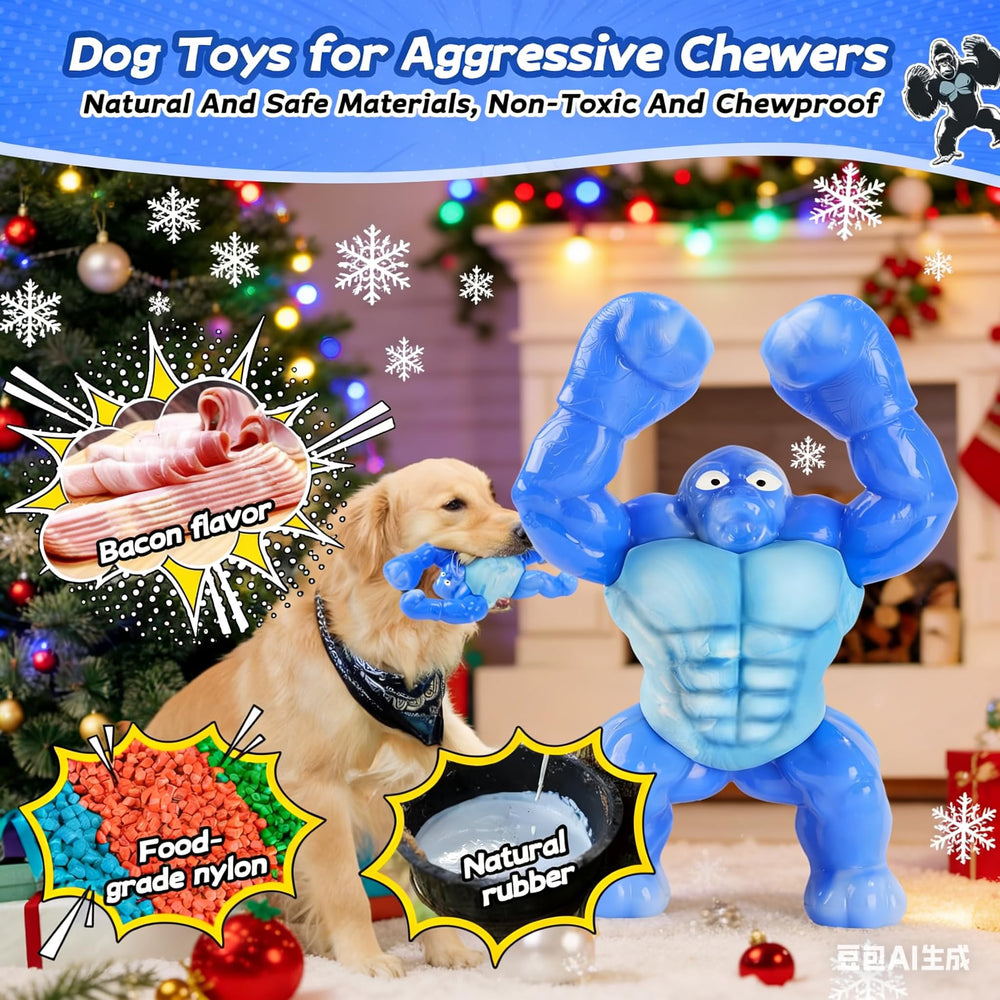 Furdog indestructible chew toy close-up squeaker highlights bite-resistance and long-lasting play.