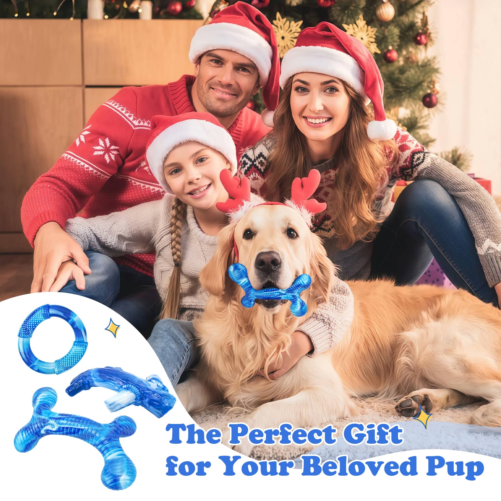 Furdog suitable for large, medium, and small breeds, ideal busy chewers.