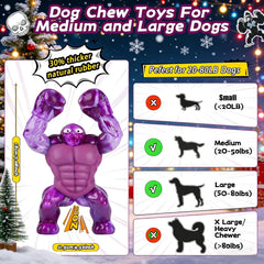 Furdog nylon-reinforced core toy for aggressive chewers and long-lasting play.