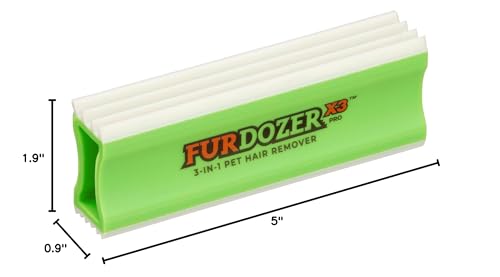 FurDozer compact 5 inch long tool ready for storage