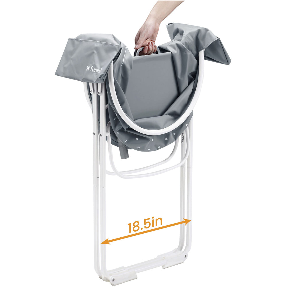 Furesh Little Dipper drain hose empties into tub or bucket