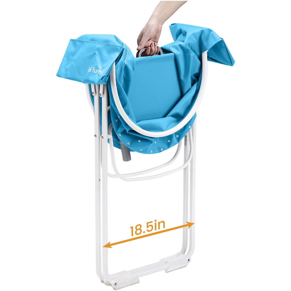 Furesh Little Dipper height 35in shows ergonomic bathing height.