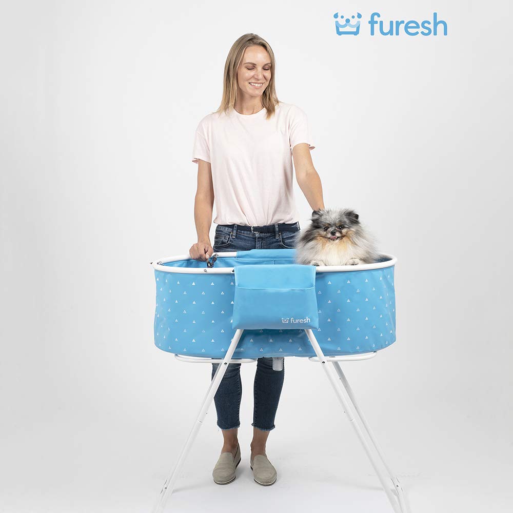 Furesh Little Dipper setup-ready bath tub for quick cleanups.